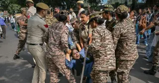 India Detains Youth Leaders in Delhi Crackdown Over Voter Roll Protests