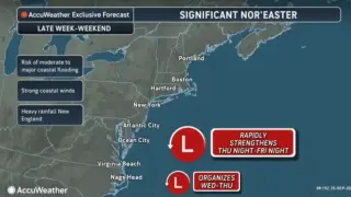 Late-September Nor'easter Threatens Northeast with Tropical-Like Storm and Coastal Flooding