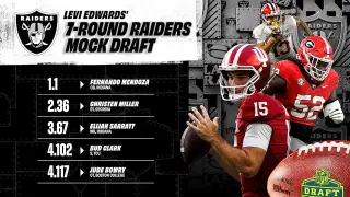 Raiders' 2026 seven-round plan centers on Mendoza as QB of the future