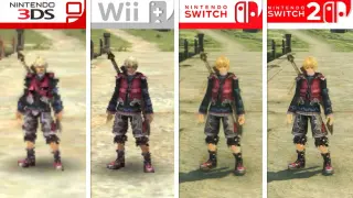 Xenoblade Chronicles: four-gen graphics face-off across Nintendo systems