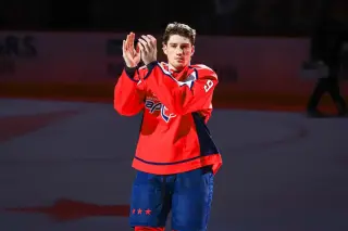 Capitals lock in rising forward Ryan Leonard with eight-year extension