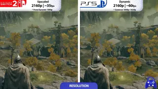 Elden Ring Switch 2 vs PS5: graphics showdown with unlocked frame rate and dynamic resolution