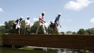 Woodland clinches first Tour Championship match-play crown in a simulated finale