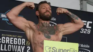 McGregor Returns at UFC 329, Officially 170.5 Pounds Against Holloway