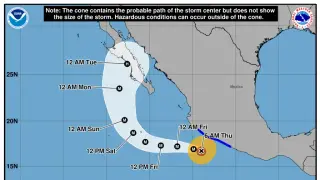 Hurricane Polo weakens to Category 4 but threatens Mexico with severe flooding and Southern California with high surf