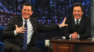 Fallon Honors Colbert’s Final Night with Tonight Show Rerun