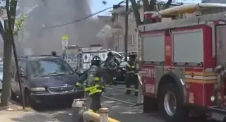 Gunman shoots family, sets Queens home ablaze and triggers explosion