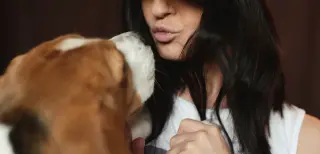 Bedtime kiss with a guide dog triggers a medical miracle of sight