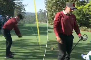 Garcia apologizes after dramatic Masters outburst and broken driver