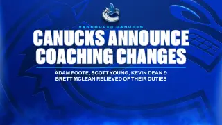 Canucks Shake Up Coaching Staff Ahead of Rebuild