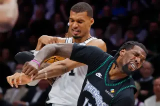 Wembanyama escapes suspension after Game 4 elbow in Spurs-Wolves playoff clash