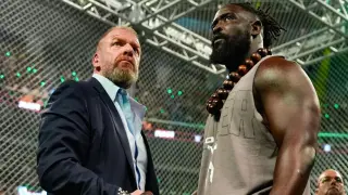 Triple H Directs Lesnar-Oba Femi Raw Segment Ahead of SummerSlam