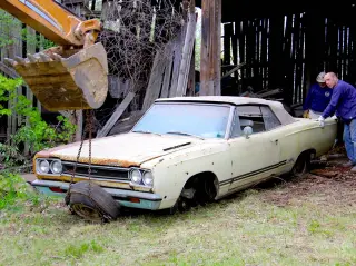 Barn-Born Beast: 1968 Plymouth Hemi GTX Convertible Heads to Mecum