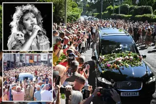 Welsh Fans Pack the Streets for Bonnie Tyler’s Funeral Procession