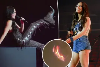 Kacey Musgraves Keeps Singing as Sparks Ignite Boston Stage
