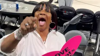 A'ja Wilson's Mother Defies Reporter After Displaying 'Love Beats Hate' Sign in Aces' Series Win