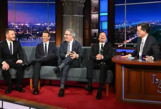 Strike Force Five Reunited: Colbert and Co. Debate Late-Night's Future
