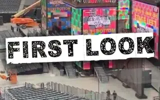 WrestleMania 42 Debuts Towering, Ramp-Driven Stage at Allegiant Stadium