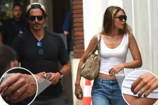 Cooper and Hadid Spark Marriage Buzz With Matching Rings in Paris