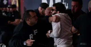 Lawler Criticizes RAF 14 Presser Brawl, Chimaev Dismisses Danis