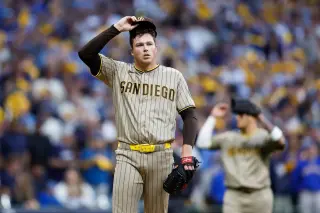 Padres face elimination after Miller's blown save caps 2-0 Brewers lead