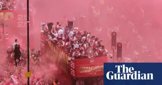 Arsenal celebrate Premier League glory with London parade despite Champions League heartbreak