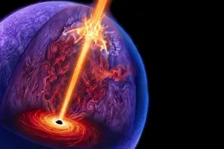 Two Long Gamma-Ray Bursts Traced to Collapsing Neutron Stars