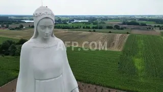 Europe's Largest Virgin Mary Statue Rises Over Konotopie