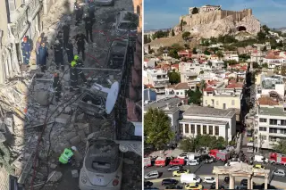 Gas leak suspected in Athens explosion that collapses building near Acropolis