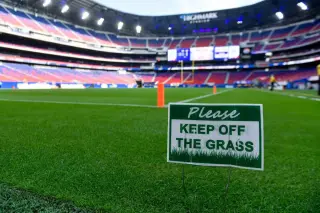Bills install fresh grass at Highmark Stadium ahead of home opener
