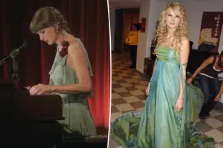 Taylor Swift’s Grammy Museum dress sparks debut-era Easter egg chatter
