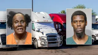 Florida seeks death penalty for couple accused of locking four children in tractor-trailer cab
