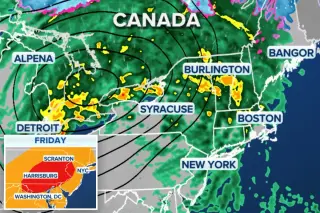 Northeast faces wind, rain, and first frost as storm system weakens
