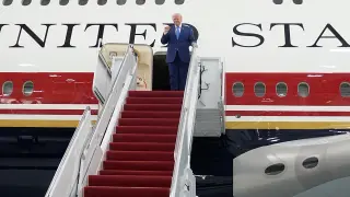 Trump debuts a Qatar-owned Boeing 747 as temporary Air Force One