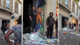 Game Store Employee Defends Shop Amid French Riots, Drawing Viral Support