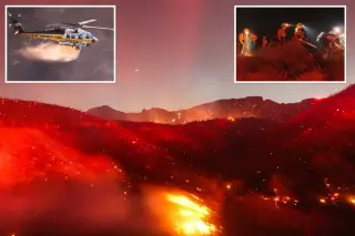 Bryson Fire in Malibu Reaches 147 Acres Amid Santa Ana Winds
