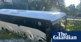 Virginia bus crash: driver charged as investigators probe speed and fatigue