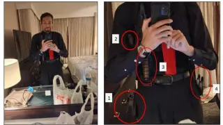 Selfie with weapons tied to alleged Trump assassination plot at WHCD