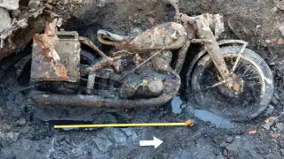Danube Mud Preserves WWII Motorcycle and Soldiers' Remains in Budapest