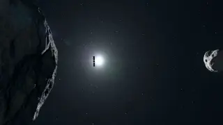 ESA's Hera Completes Critical Braking Maneuvers to Inspect DART Impact Site