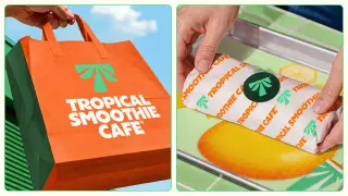 Tropical Smoothie Cafe Rolls Out Bright New Brand Ahead of Rapid Expansion