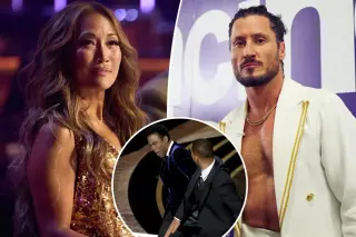 Val Chmerkovskiy Apologizes to Carrie Ann Inaba After 'Fresh Prince' Slap Reference Sparks DWTS Backlash