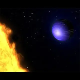 Blue Sky, Fire Winds: Glass Rain on the Exoplanet HD 189733b