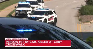 Cary pedestrian killed after SUV strike; Ederlee Drive closed into Wednesday