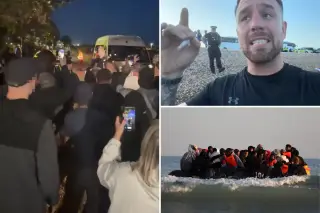 UK condemns anti-immigrant protests as Channel crossings spark clashes