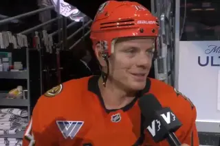 Carlson’s first career hat trick helps Ducks crush Sharks