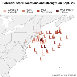 Uncertain Path: Rare September Nor’easter Targets the East Coast