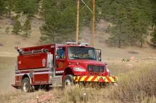 Small Burnett Gulch Fire North of Lyons Triggers Voluntary Evacuations