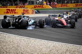 Ferrari brands Spa penalty on Hamilton as 'mega harsh' in Belgian GP