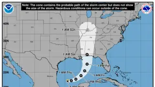 Isaias Intensifies to Category 1 Hurricane, Threatening Gulf Coast with Surge and Rain